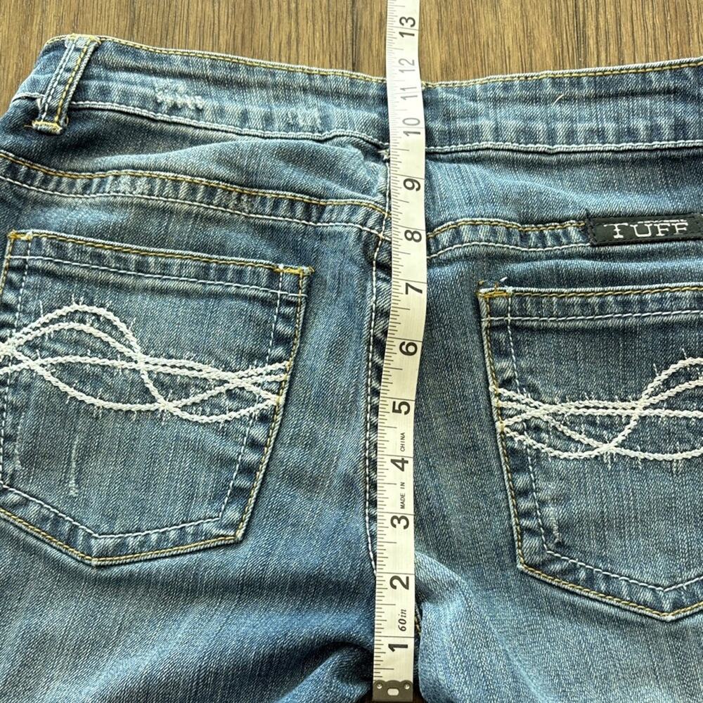 Cowgirl Tuff Classic Straight Leg Blue Jeans 28x35 - Picture 11 of 16